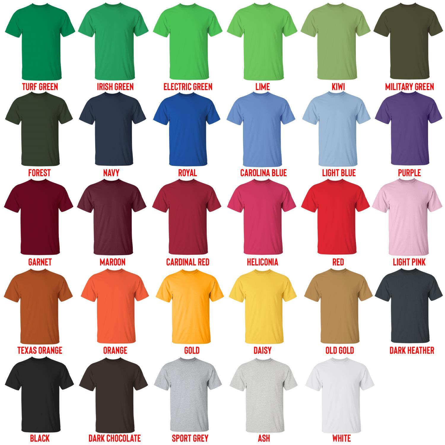 t shirt color chart - Horimiya Merch