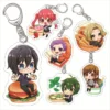 Anime Horimiya Keychain Hori San To Miyamura Kun Cartoon Characters Acrylic Pendent Keyring Jewelry 5 - Horimiya Merch