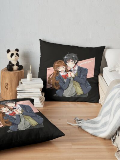 Horimiya Throw Pillow Official Horimiya Merch