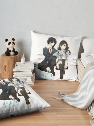 Horimiya Special Moment Throw Pillow Official Horimiya Merch