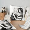 Horimiya Black And White Throw Pillow Official Horimiya Merch