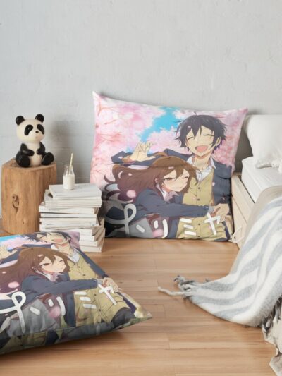 Horimiya Throw Pillow Official Horimiya Merch