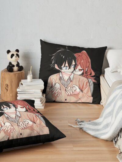 Horimiya Throw Pillow Official Horimiya Merch