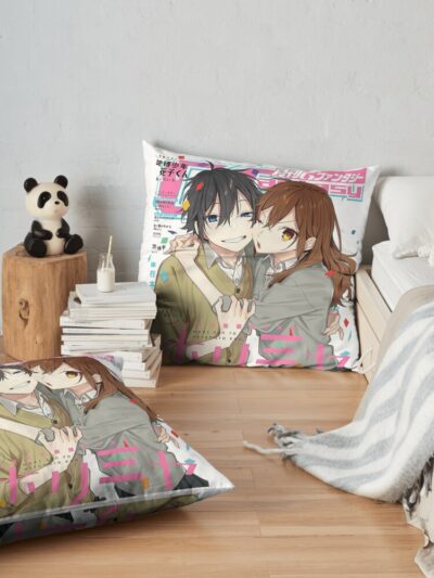 Horimiya Throw Pillow Official Horimiya Merch