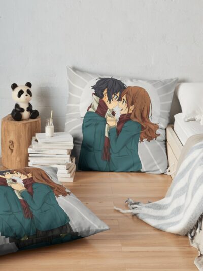 Horimiya Romantic Throw Pillow Official Horimiya Merch