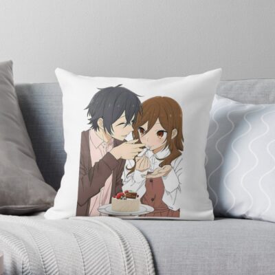 Horimiya Birthday Throw Pillow Official Horimiya Merch