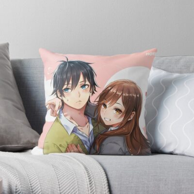 Horimiya Romantic Throw Pillow Official Horimiya Merch