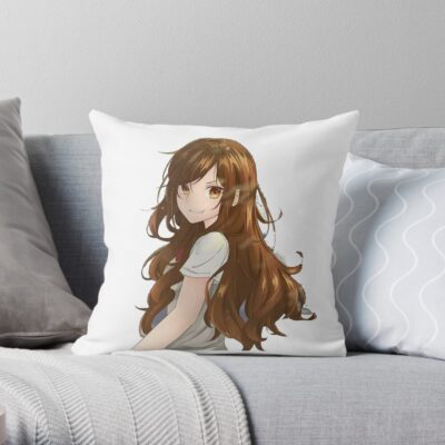 Horimiya Sweet Throw Pillow Official Horimiya Merch