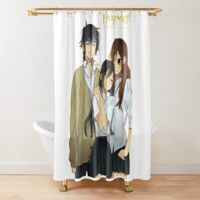 Horimiya Funny Moment Shower Curtain Official Horimiya Merch