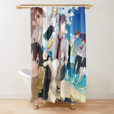 Horimiya Best Cover Shower Curtain Official Horimiya Merch