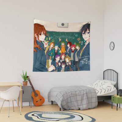 Horimiya Vintage Cover Tapestry Official Horimiya Merch